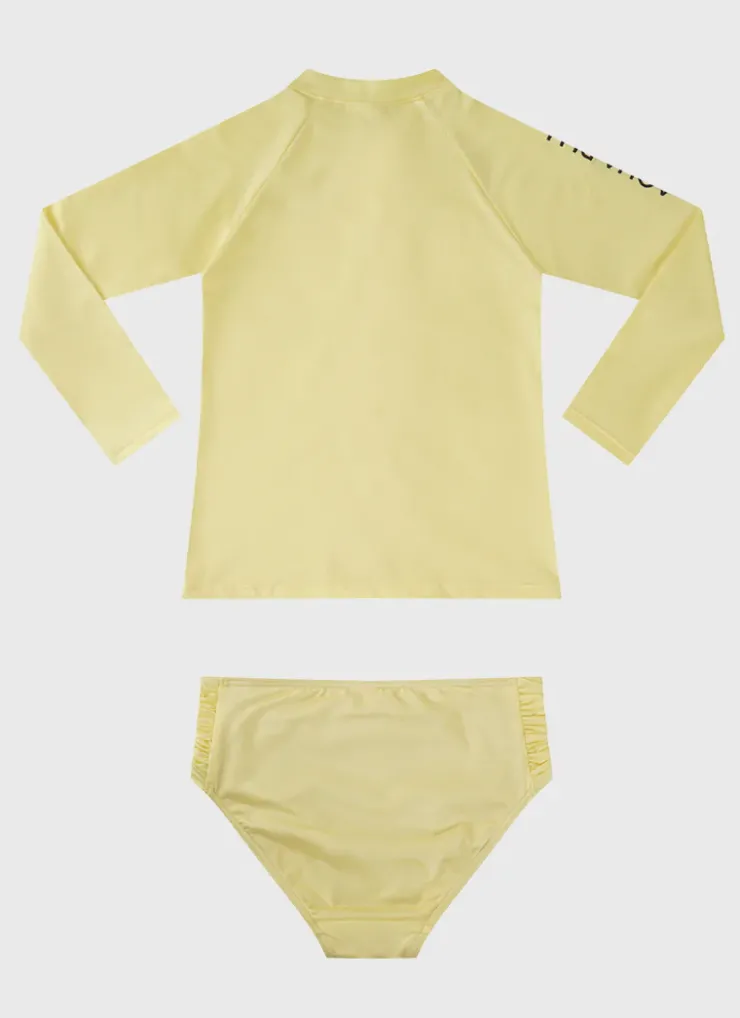 Shop Juniors (3-7)|Rashies^Aqua Blu Stepping Stones Long Sleeve Rash Vest Set