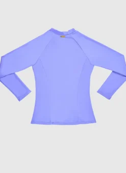 Rashies^Aqua Blu Stepping Stones Long Sleeve Rash Vest Purple