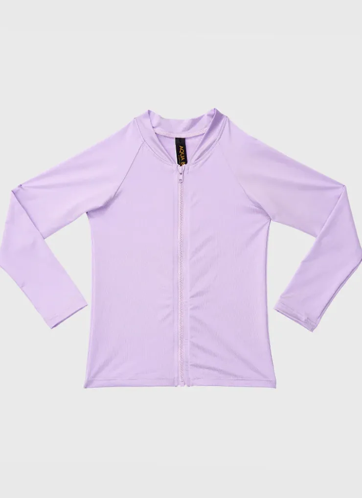 Shop Juniors (3-7)|Rashies^Aqua Blu Stepping Stones Long Sleeve Rash Vest (SAMPLE)