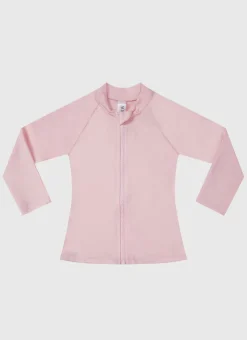 Shop Infants (00-2)|Rashies^Aqua Blu Stepping Stones Long Sleeve Rash Vest - Babies