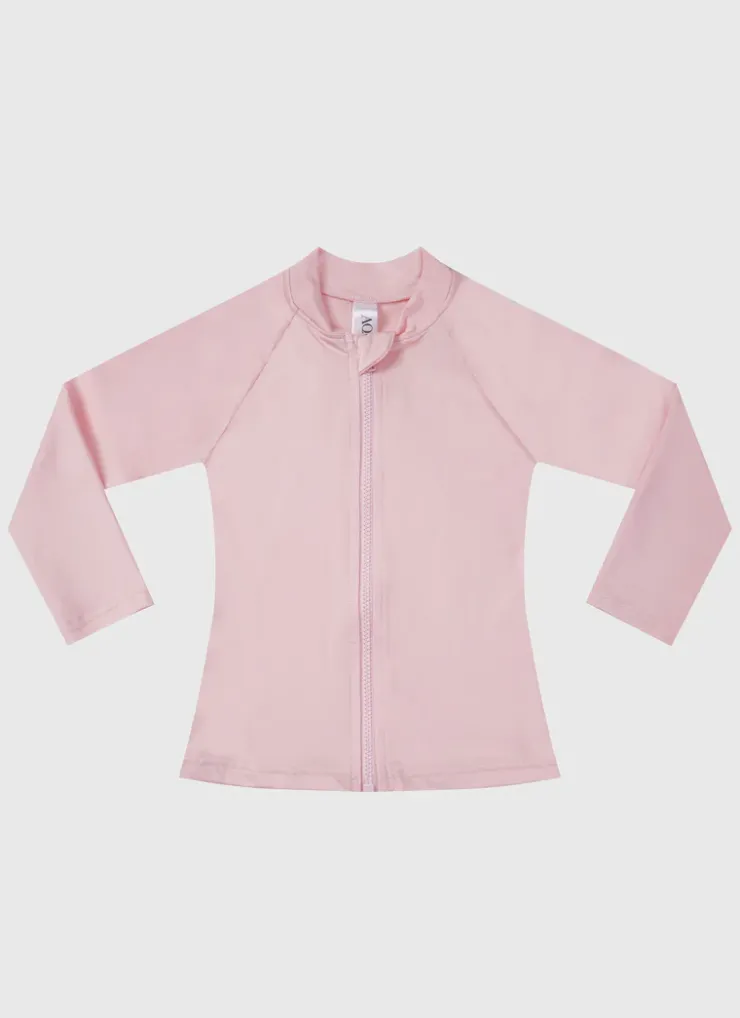 Shop Infants (00-2)|Rashies^Aqua Blu Stepping Stones Long Sleeve Rash Vest - Babies