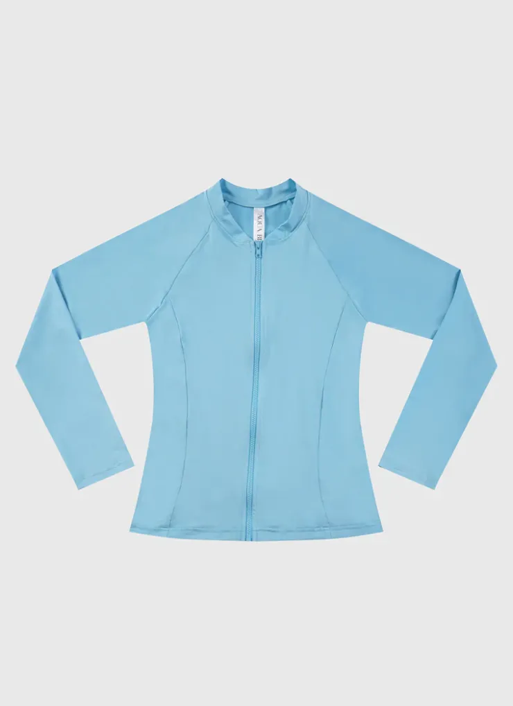 Shop Teens (8-16)|Rashies^Aqua Blu Stepping Stones Long Sleeve Rash Vest - Teens