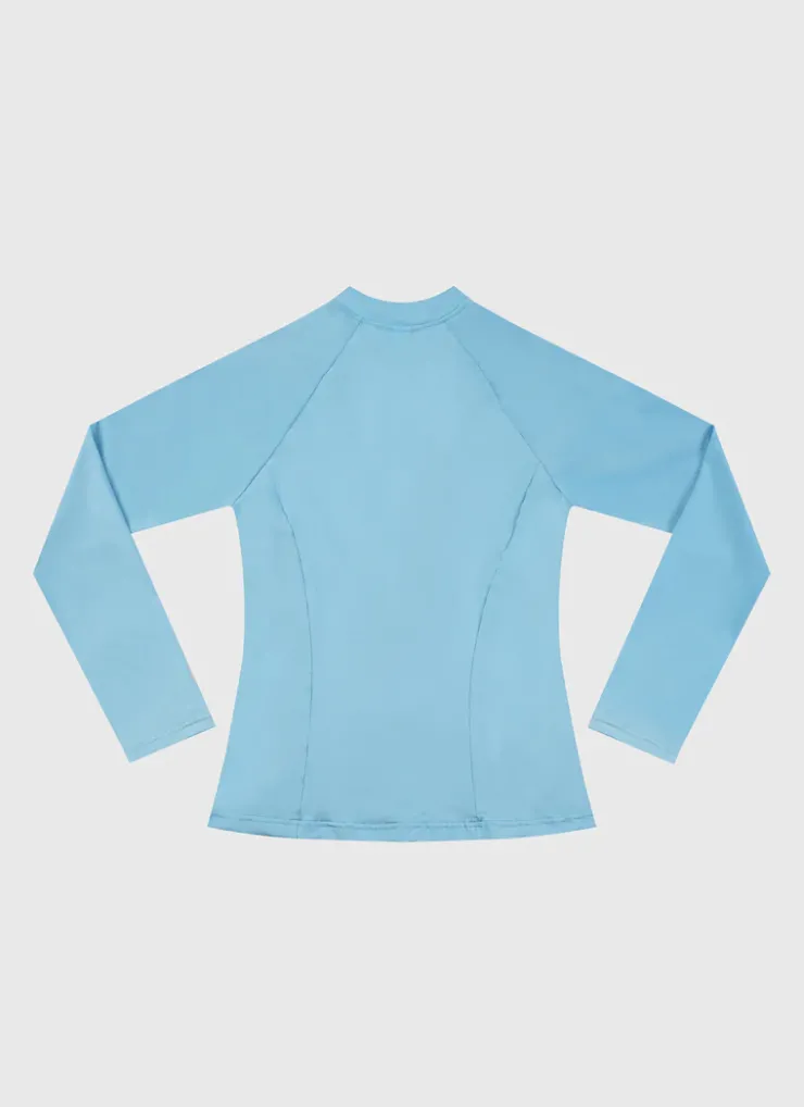 Shop Teens (8-16)|Rashies^Aqua Blu Stepping Stones Long Sleeve Rash Vest - Teens