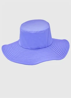 Shop Infants (00-2)|Hats^Aqua Blu Stepping Stones Lycra Hat