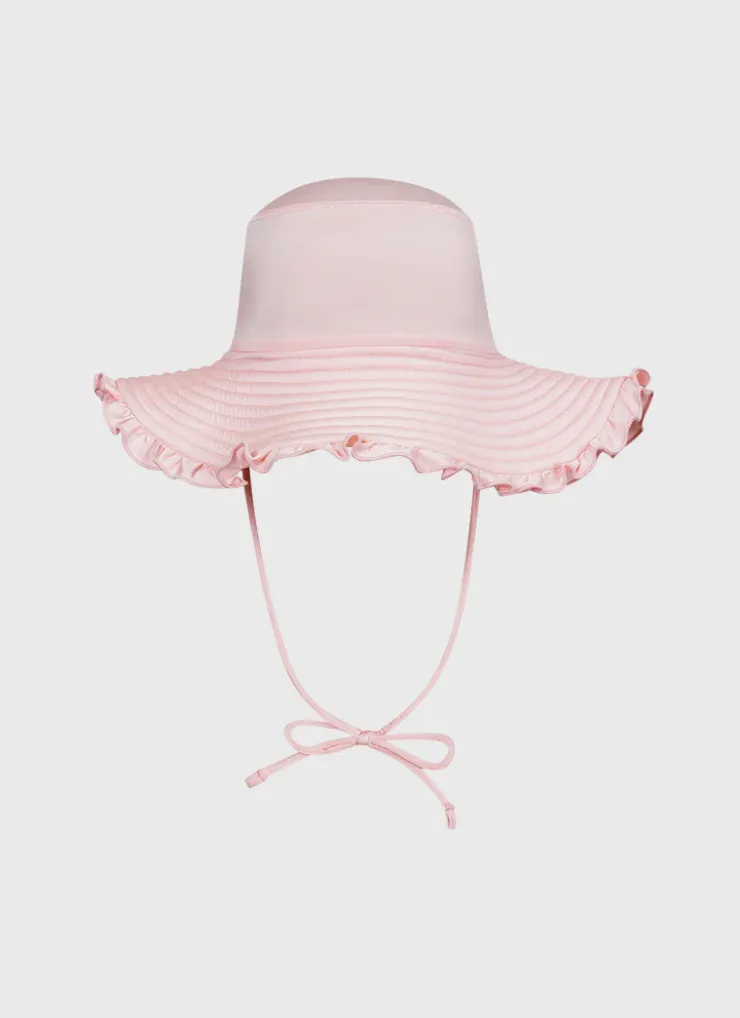 Shop Infants (00-2)|Hats^Aqua Blu Stepping Stones Lycra Hat