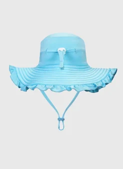Shop Infants (00-2)|Hats^Aqua Blu Stepping Stones Sun Hat - Babies