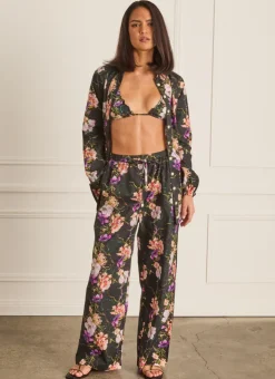 Bottoms^Aqua Blu Resort Pants Tempest
