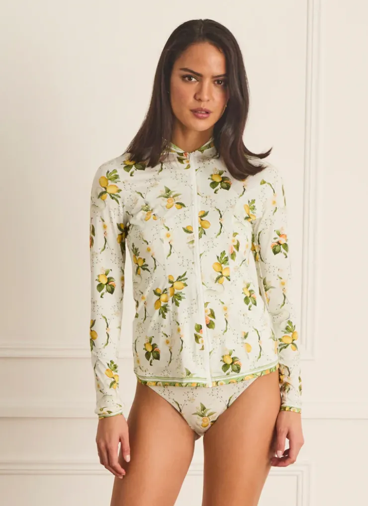 Rash Guards|Tops^Aqua Blu Lyla Rash Guard Valencia