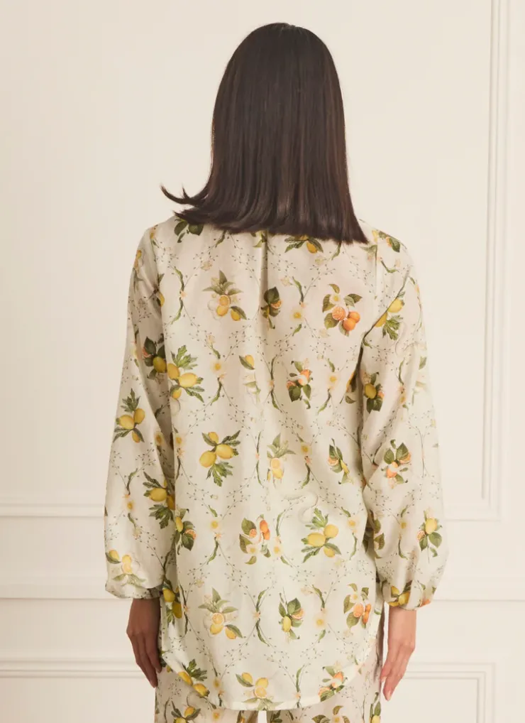 Tops^Aqua Blu Odilia Beach Shirt Valencia