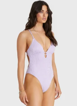 One Pieces^Aqua Blu Michelle One Piece Viola