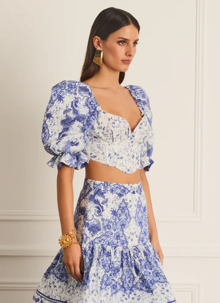 Tops^Aqua Blu Dani Corset Willow