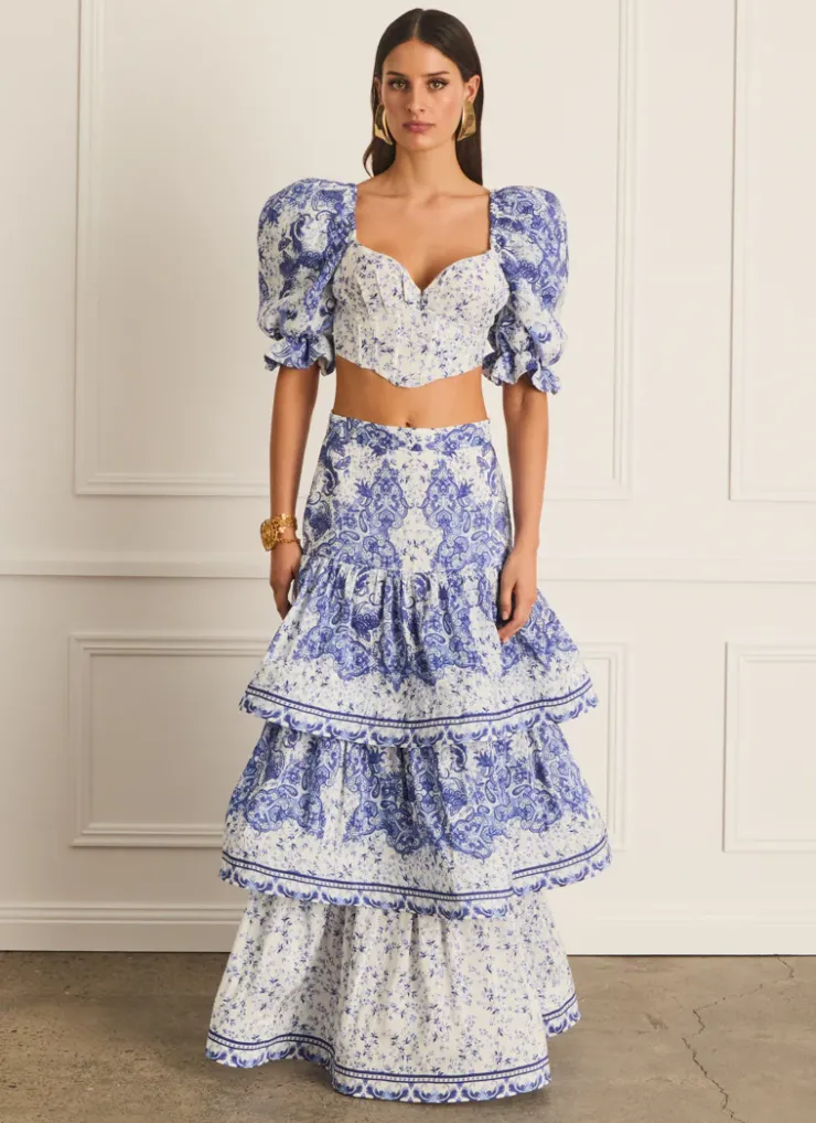 Tops^Aqua Blu Dani Corset Willow