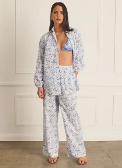 Bottoms^Aqua Blu Resort Pants Willow